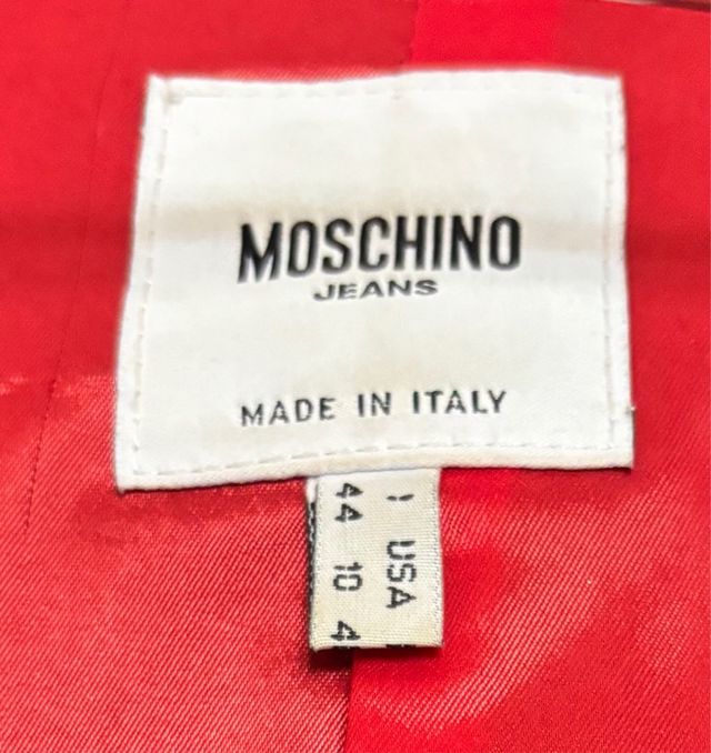 Chaqueta Moschino negra-roja