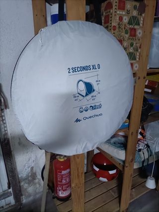 Tienda Quechua 2 Seconds XL +saco de dormir REGALO