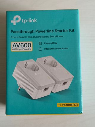 2x TP-Link AV600 Powerline Adattatori