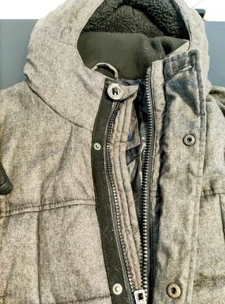 Parka gris Talla 2XL