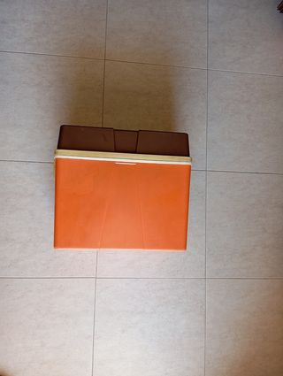 Nevera portátil vintage años 70