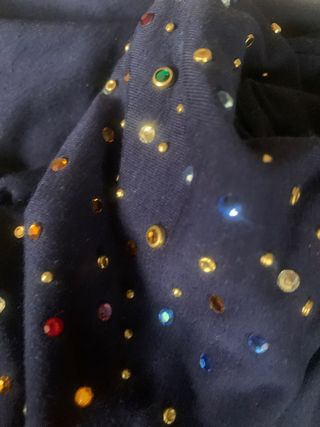 Body La Perla blu con strass