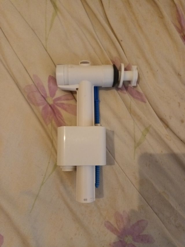 Válvula de cisterna - blanca y azul