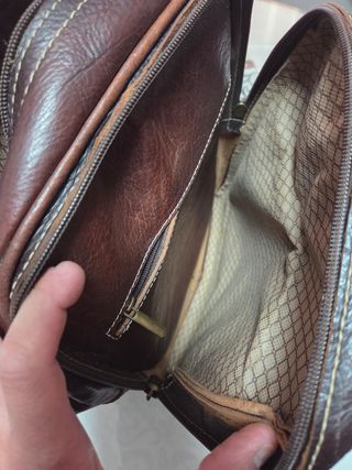 Mochila Marrón cuero 