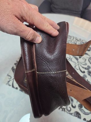 Mochila Marrón cuero 
