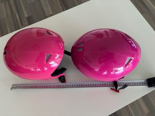2 Cascos Esquí Niña Rosa