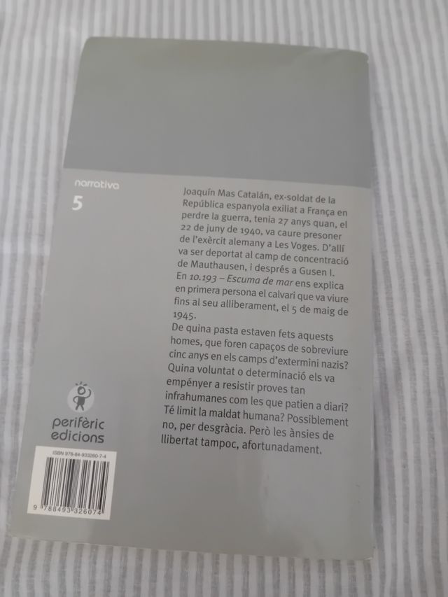 10.193, escuma de mar