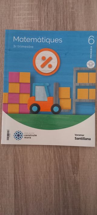 Libro. Sexto de primaria. Mates