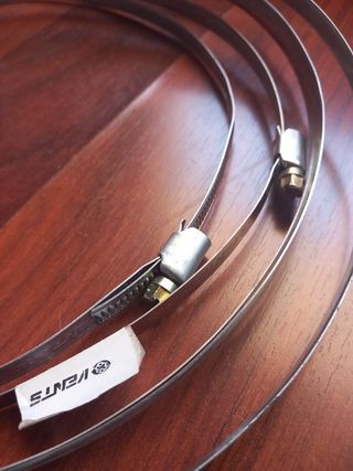 5 abrazaderas inox 245-260