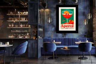 Poster Pubblicità Cocktail Aperol Spritz 32x47 Cm.
