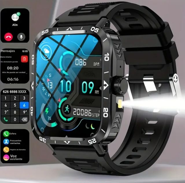 SmartWatch Negro-Naranja