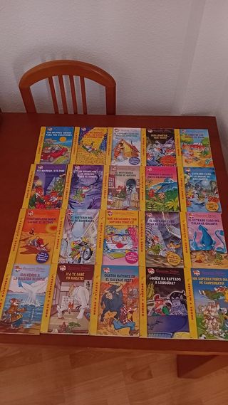 Colección de libros de Gerónimo Stilton.