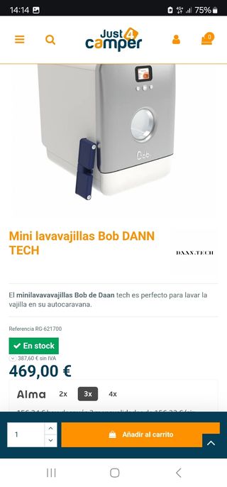 Lavavajillas Bob - Camper