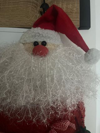 Papá Noel navideño colgable