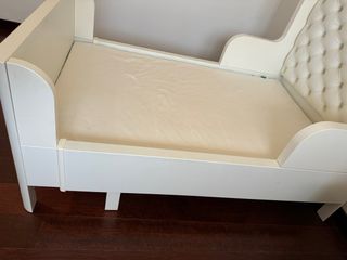 Cama infantil extensible - Cabecero tapizado