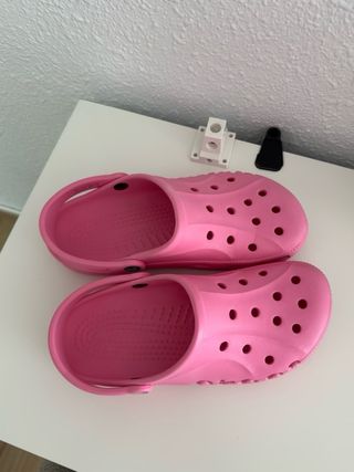 Zuecos Crocs rosa mujer, talla 41