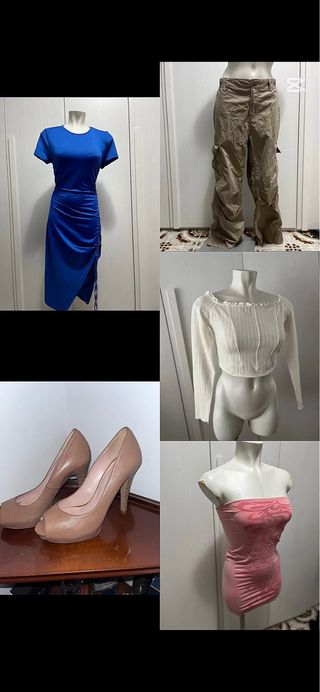 Ropa usada: Vestidos, pantalones, zapatos
