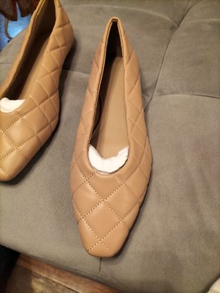 Zapatos planos beige mujer - 39