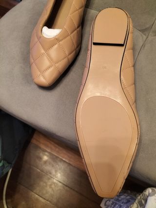 Zapatos planos beige mujer - 39