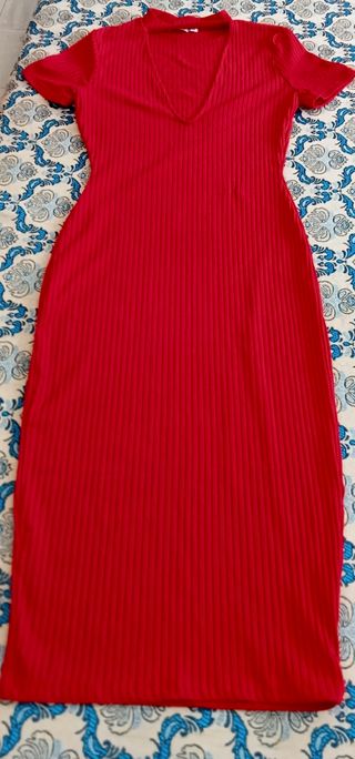 Vestido rojo ajustado