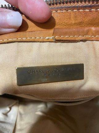 Borsa Charles Jourdan vintage cuoio color caramel