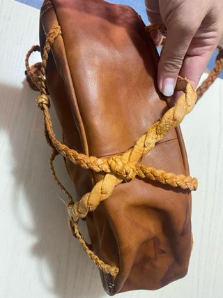 Borsa Charles Jourdan vintage cuoio color caramel