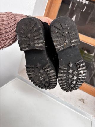 Botines negros plataforma