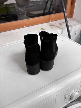 Botines negros plataforma