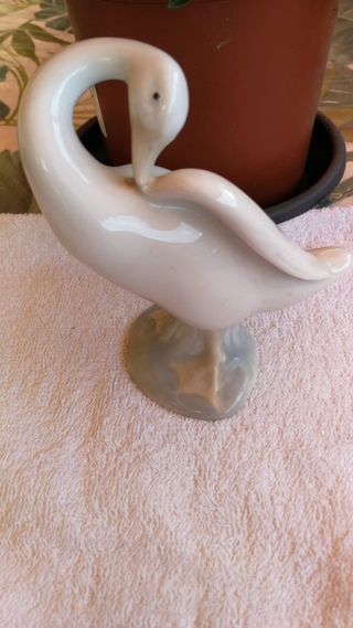 Figura Lladró cisne porcelana