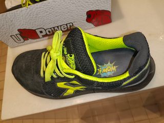 Zapatillas U-Power seguridad - negras y amarillas