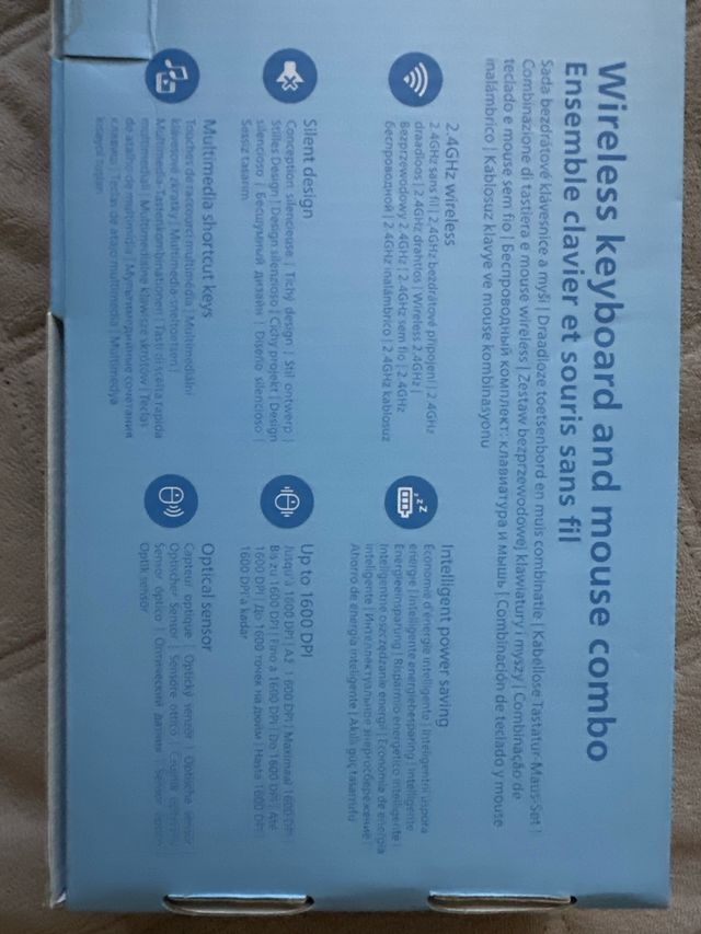 Tastiera e mouse wireless Philips NUOVISSIMI