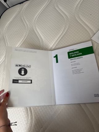 Biología y Geología 1.º Bachillerato.