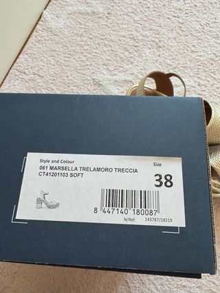 Sandalias Popa doradas - Talla 38