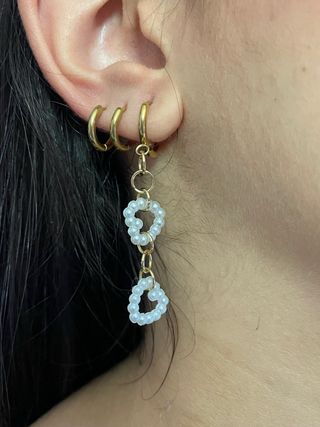 Pendientes Acero Corazón