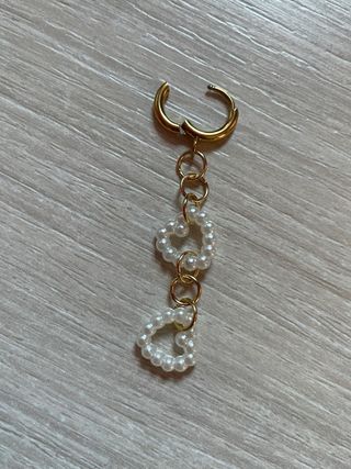 Pendientes Acero Corazón