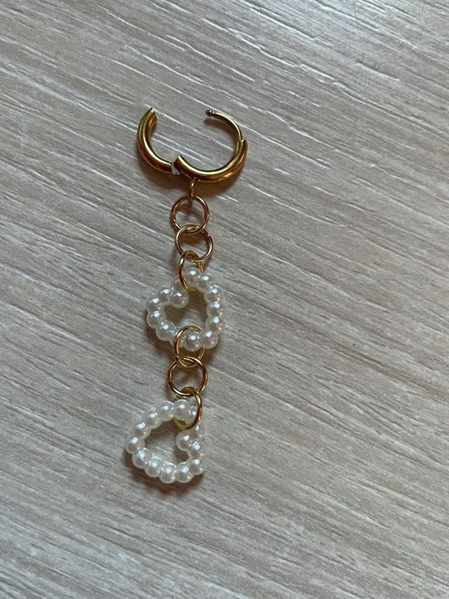 Pendientes Acero Corazón