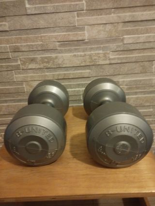 Pesas gimnasio - 4 Kg, cada una.