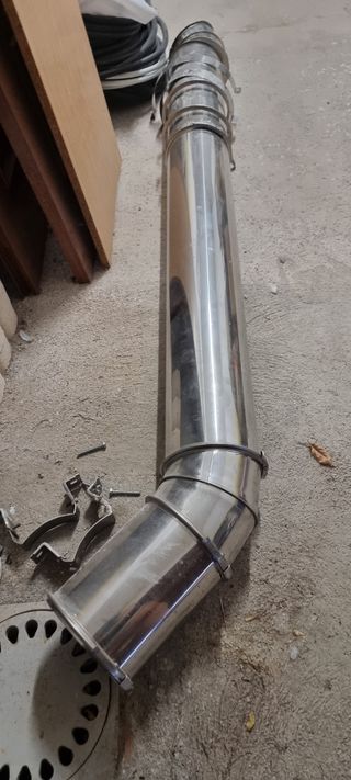 Tubería chimenea acero inoxidable