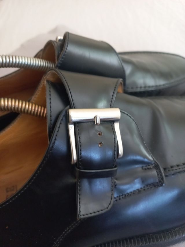 Lottusse 43.5 negros - zapatos caballero