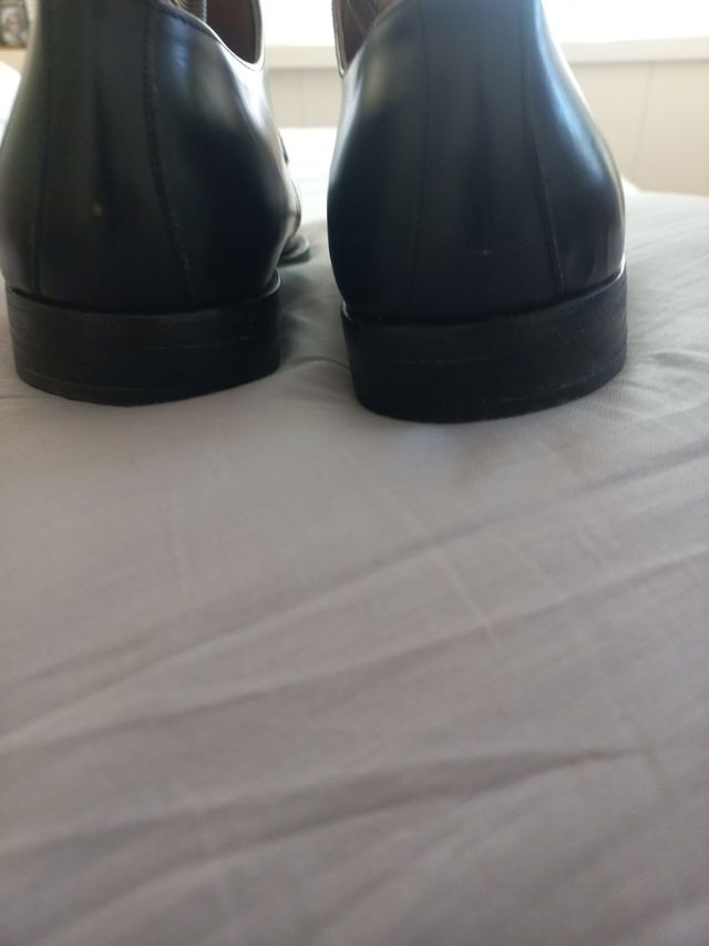 Lottusse 43.5 negros - zapatos caballero