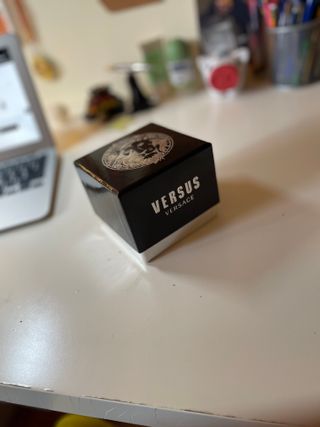 Reloj Versace de hombre negro y plata