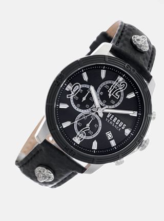 Reloj Versace de hombre negro y plata