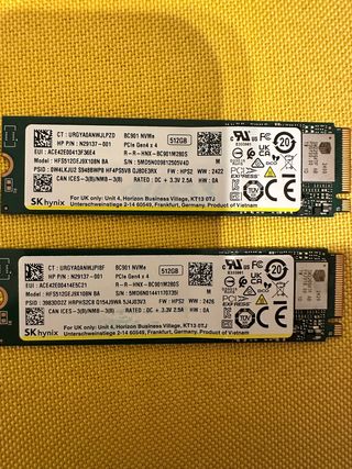 DISCO NVME PCIe gen 4 x4 512gb (Lenovo/HP)