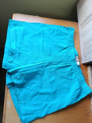 Mallas cortas turquesa TEX