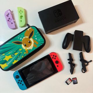Nintendo Switch - Azul/Rojo + Accesorios