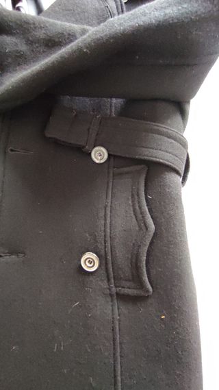 Abrigo Zara Man negro talla S