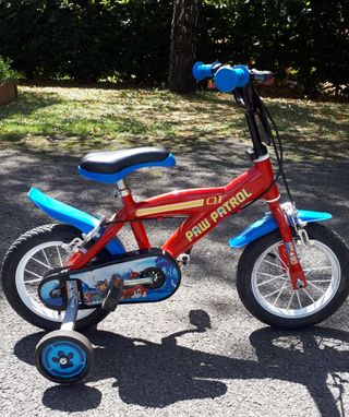 Bicicleta Paw Patrol 12" niño
