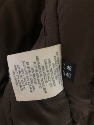 Giubbotto Pelle Marrone
taglia 46