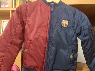 Chaqueta Barça niño - roja y azul