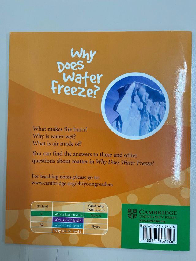 Why Does Water Freeze? Level 3